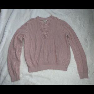 Pink Forever 21 sweater